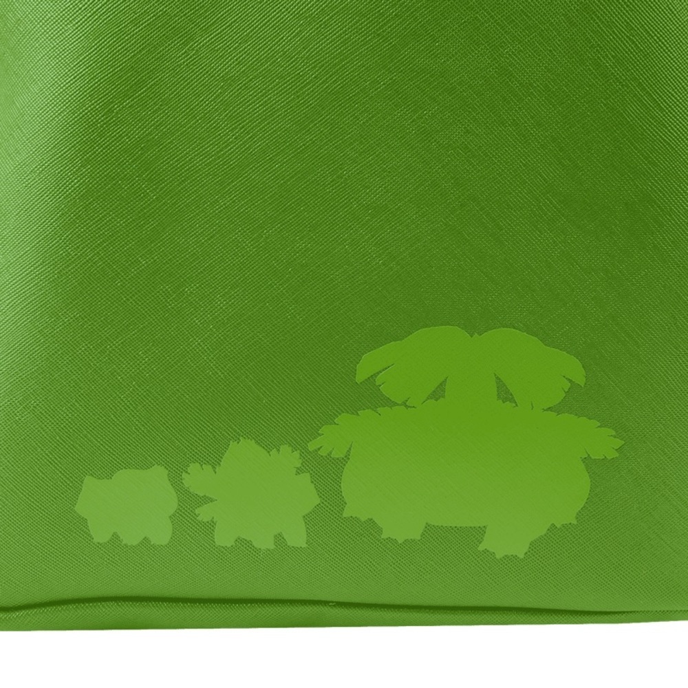 NWT Loungefly Pokémon Bulbasaur Triple Pocket Green Backpack - Picture 6 of 7